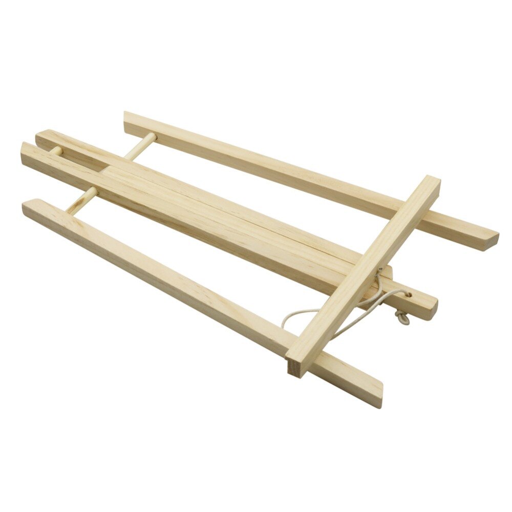 1 pcsTrapezoid drawing board solid wood easel drawing board wooden sketch easel artist use party decoration art supplies wooden: Default Title