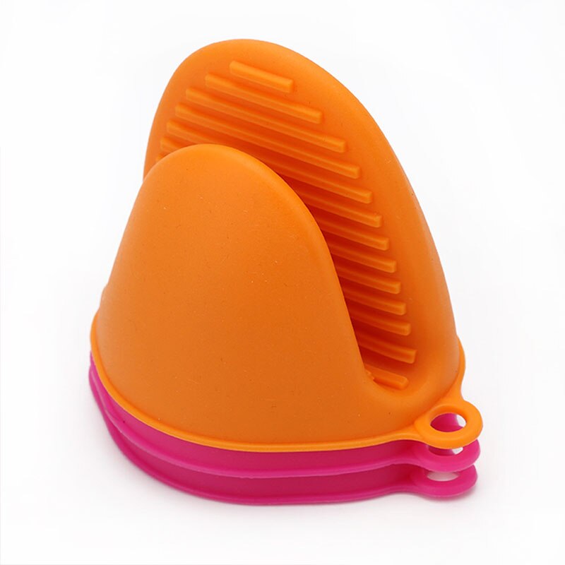 1pc de herramientas de silicona para repostería tomar sujeción térmica horno microondas de cocina guantes horno barbacoa guantes bandeja olla Clip