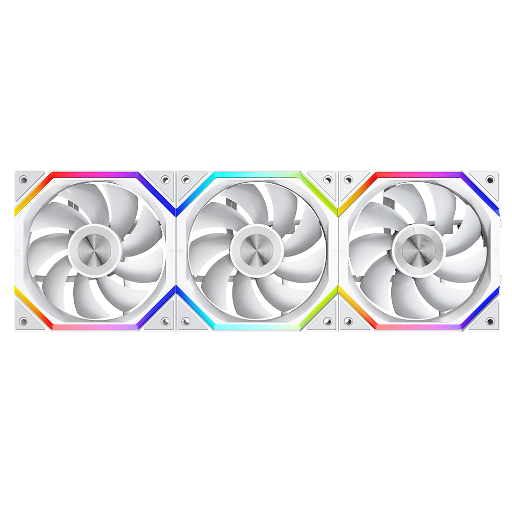 Jungle Leopard PC Case Fan Prism XH Splicing fan ARGB chassis fan 12CM cooling fan Shenguang synchronous 5V3 pin prism PWM