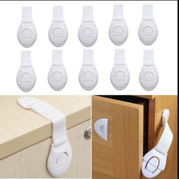 4/10Pcs Kids Veiligheid Kabinet Lock Baby Proof Beveiliging Protector Lade Deur Kast Lock Plastic Bescherming Kids Veiligheid deurslot