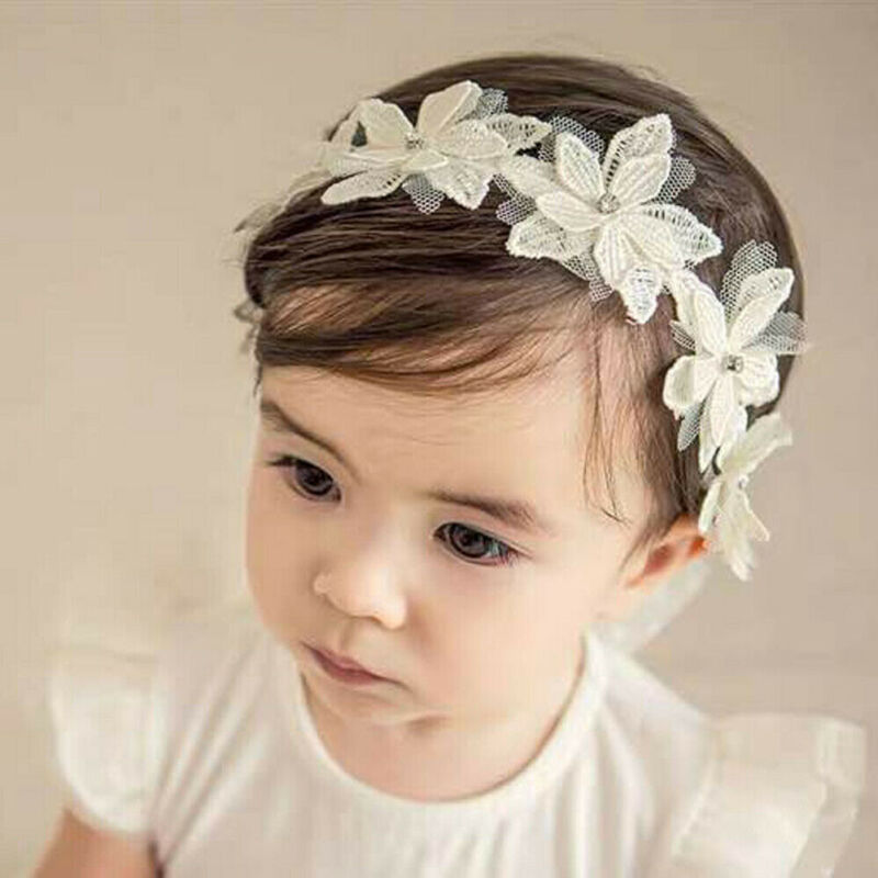 Newest Cute Kids Girl Baby Chiffon Toddler Flower Bow Headband Hair Band Headwear