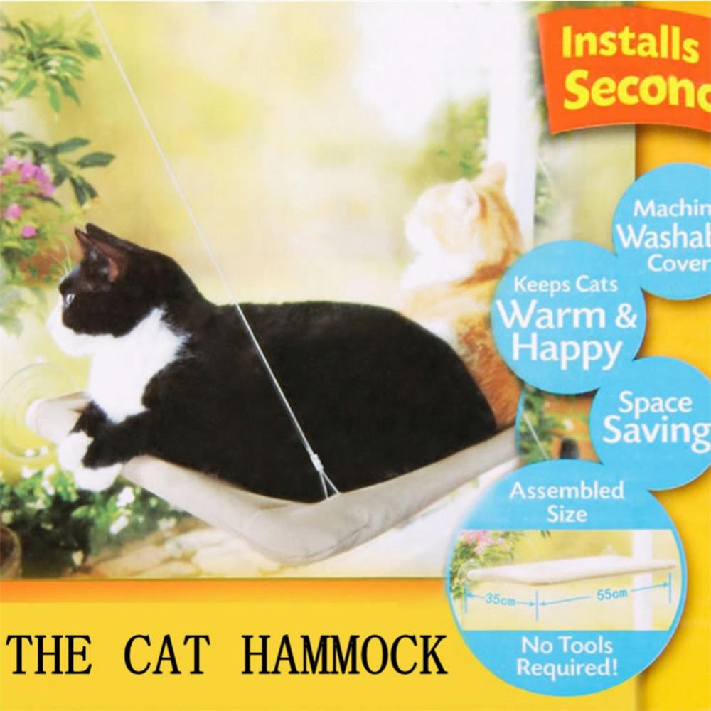 Hamac pour animaux domestiques | Siège monté sur fenêtre pour chat, ventouse de maison, tapis de lit suspendu, fournitures pour chats chaton, lit confortable pour chat et animal de compagnie