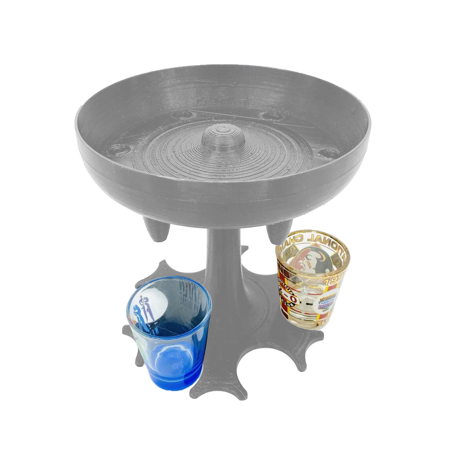 6 Shot Glass Dispenser And Holder -dispenser For Filling Liquids, Shots Dispenser Home Bar Time Liquor Dispenser And Carrier: B