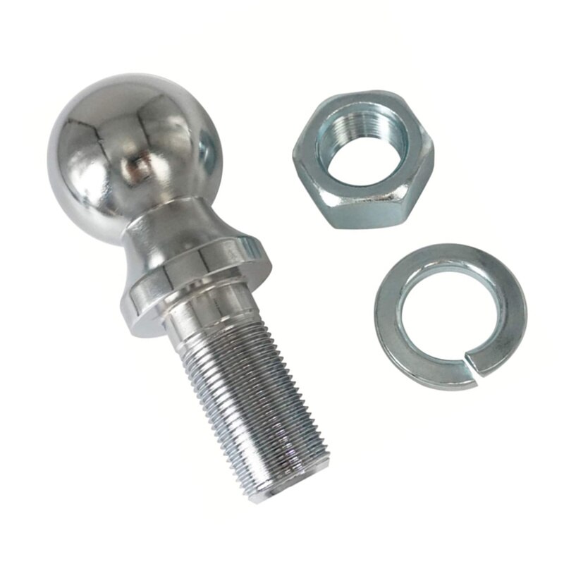 ALWAYSME 2 Inch Chrome Towing Trailer Hitch Balls, 6,000 lbs., 1 inch Shank Diameter, 2 inch Shank Length