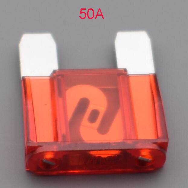 Shhworldsea 1 st maxi 20a 30a 40a 50a 60a 70a 80a 100a 120a blad säkring sortiment bil bil motorcykel suv säkringar: Röd