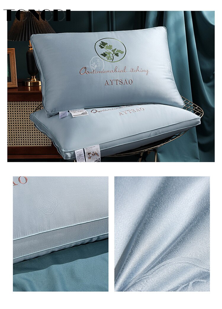 TONGDI-cojín largo y elástico para la espalda, almohada para ayudar a dormir en el Hotel, suave, , decoración de lujo para el hogar, cama, sofá, Tatami