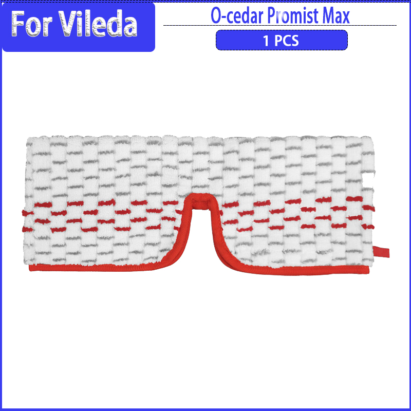 Microfiber Floor Mop Pads Compatible with O-cedar/Vileda Promist MAX Washg Replacement Spare Parts Accessories: light green