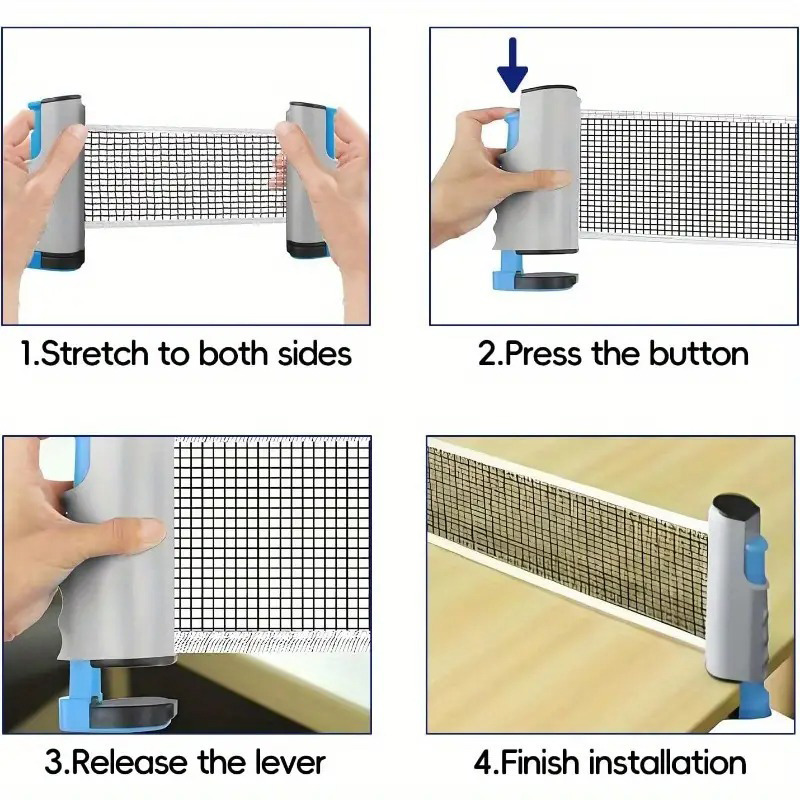 Portable Table Tennis Net Expandable Table Tennis Net Stand For any table tennis table Adjustable Table Tennis Net Stand