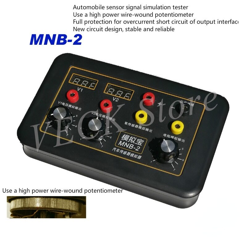 Automotive Sensor Signaal Analoge Doos Auto Signal Generator Computer Reparatie Detectie Simulatie Tool MNB-2 Motor Fault Detetor