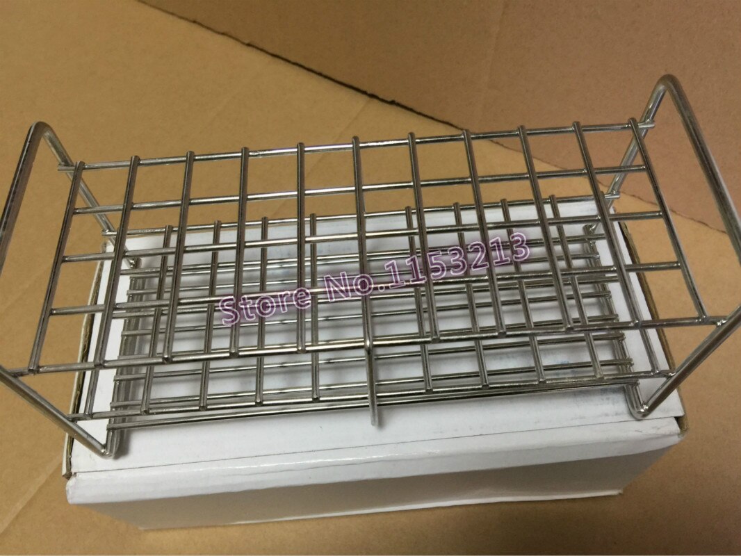 18mm*40- holes Test Tube Rack Wire Stainless Steel test tube stand frame Suitable for 18mm/19mm/19.5mm/ 40 holes