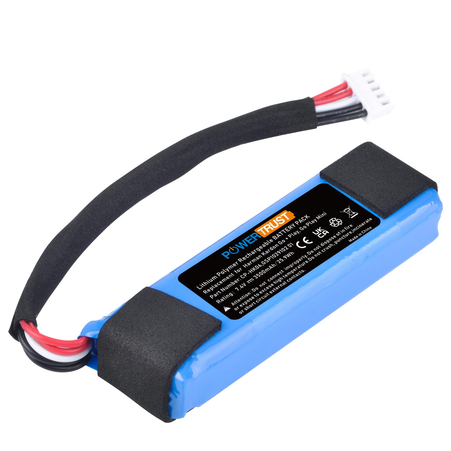 Batterie pour Harman Kardon Go Play Mini, Go + Play, Portable, haut-parleur Bluetooth, CP HK06, 3500mAh, GSP1029102 01, CP-HK06