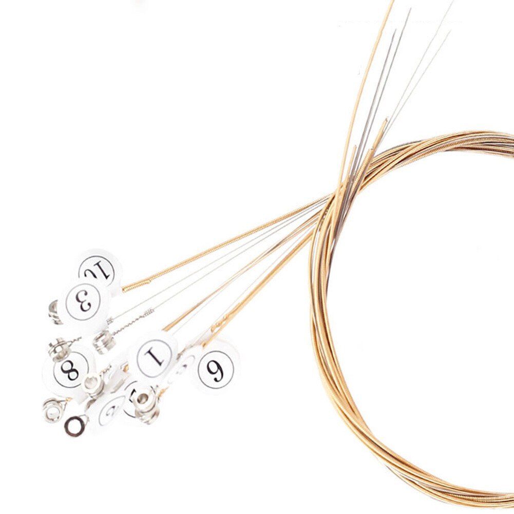 7 10 16 19 21-Strings Lyre Harp String Set Replacement Accessories Musical Instrument String Green Instrument Laiya Piano