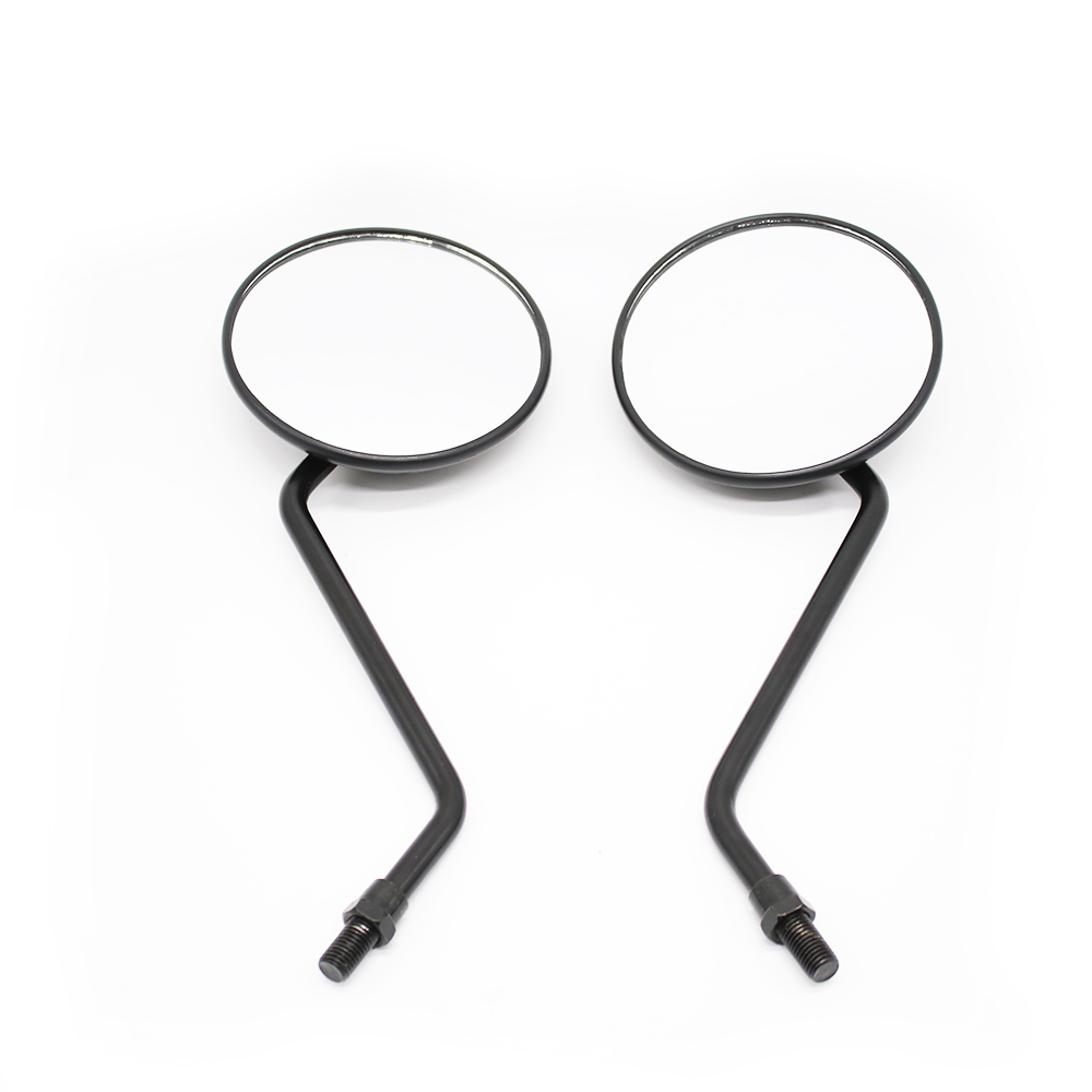 Ronde Motorbike Achteruitkijkspiegel Universal Moto Achteruitkijkspiegel voor Suzuki Honda Yamaha Motorfiets Spiegel 10mm
