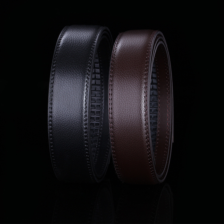 Faroonee Cinturones Hombre Male Men's Luxury Leather Belts Coffee Black Color for Men Waistband Homme Cinto Masculino S438