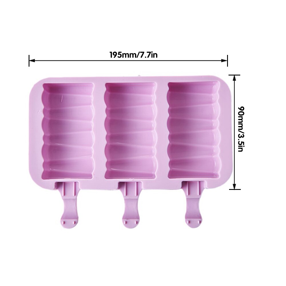 Christmas DIY Homemade Ice Cream Mold Silicone Cake Mold With 50 Sticks Silicone Ice Cream Mold Popsicle Mold