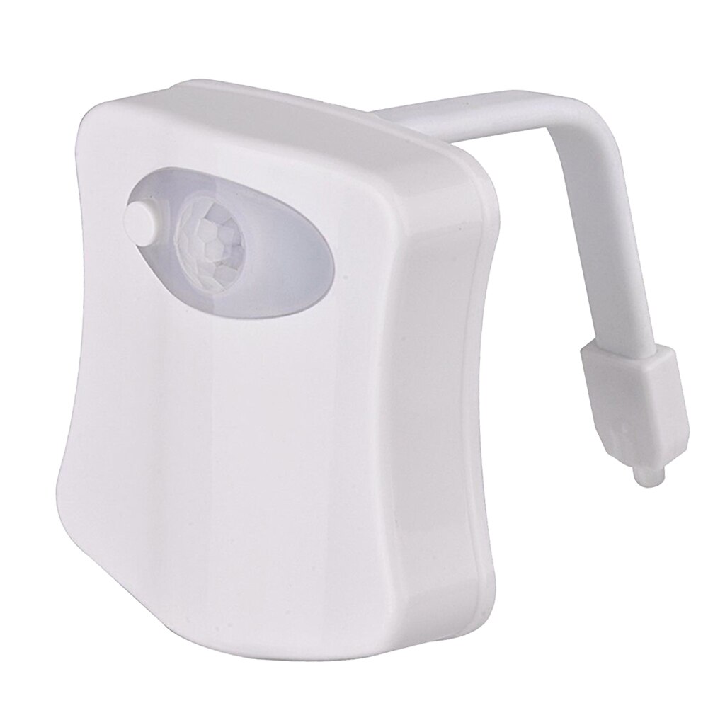 Led toalett bad natt autoaktivert sensor 8- farger /16- farger setelys lampe