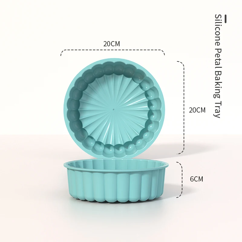 Stampo in Silicone 3D per Torte, Antiaderente, Scanalato, per Decorazione Dolci e Pasticceria: Arancione