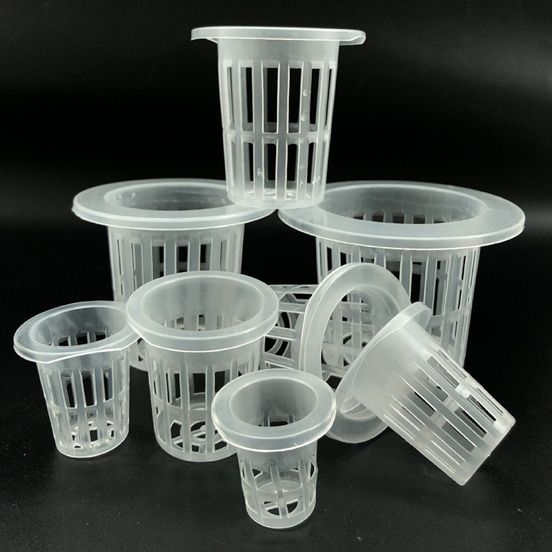 10 st hydroponic mesh kruka grönsaksplantering korg jordfri odling plast växt rooter kopp akvarium växt odla kruka