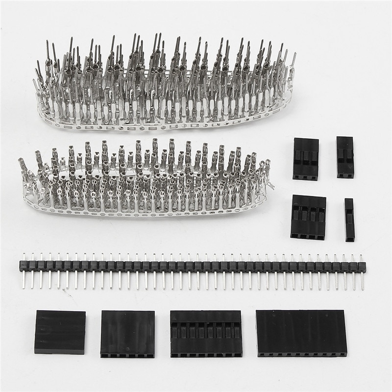 1450 stks/set 2.54mm Dupont Connector Kit PCB Headers Mannelijke Vrouwelijke Pinnen Elektronica