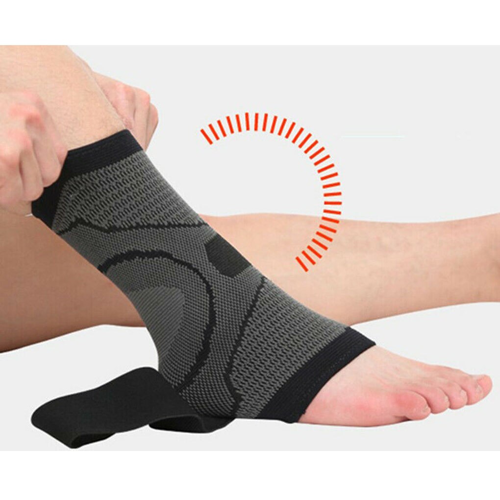 1 Pcs Fitness Ankle Brace Comfort Breathable Sports Compression Straps Elastic 3D Weave Ankle Support Bandage Foot Protecter