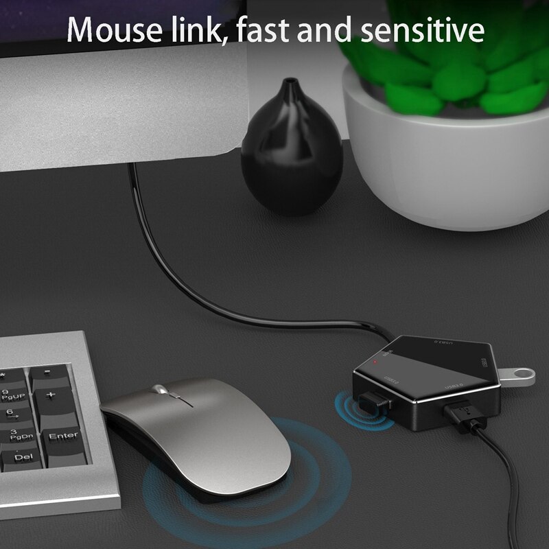 Hub USB con 4 puertos USB 3,0 para, Mac Pro, PC, unidad Flash, HDD móvil y más