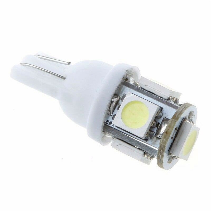 20pcs T10 5050 5-SMD Wit Super LED Lampen 6000K 5W Voor Kentekenverlichting