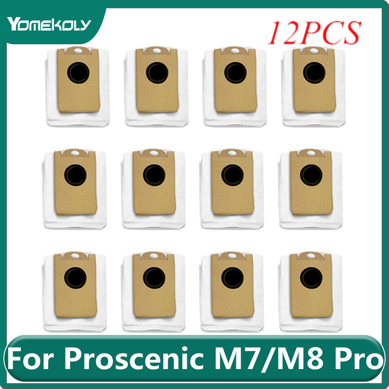 Voor Proscenic M7 Pro M8 Pro Robot Stofzuiger Lekvrij Gewijd Grote Capaciteit Stofzak Vervanging Accessoires Onderdelen
