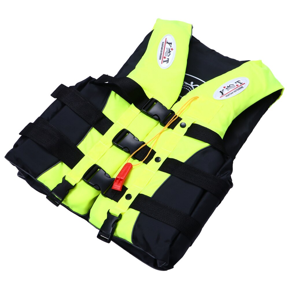 1Pc Breathable Life Vest Floating Life Vest for for Fishing Boating Swimming: Yellow