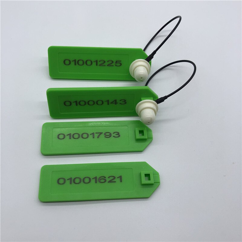 RFID tie label UHF anti detachable tie label recycling tie label alien H3 long distance tie