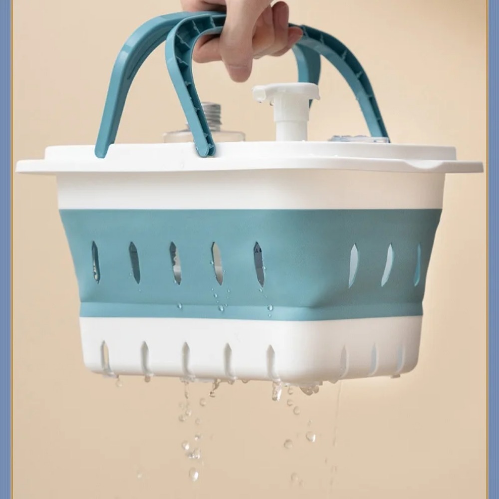 Opvouwbare wasmand Ellips Ovale badkuip - Draagbare waskuip Ruimtebesparende wascontainers Home Organizer Basket