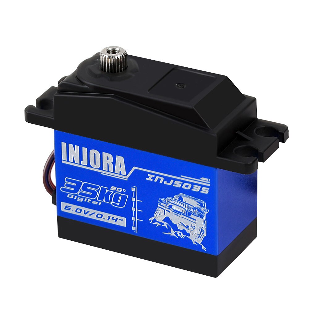 Servomotor Digital INJS025 INJS035 para coche trepador de control remoto a escala 1/10, pieza de actualización, 25KG, 35KG, 1 ud.: 1PCS INJS035