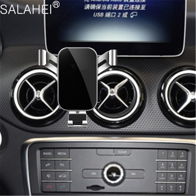Plastic Car Mobile Phone Holder For Mercedes-Benz GLA 45 AMG X156 CLA W117 C117 GLA200 GLA250 COUPE Air Vent Mount Bracket
