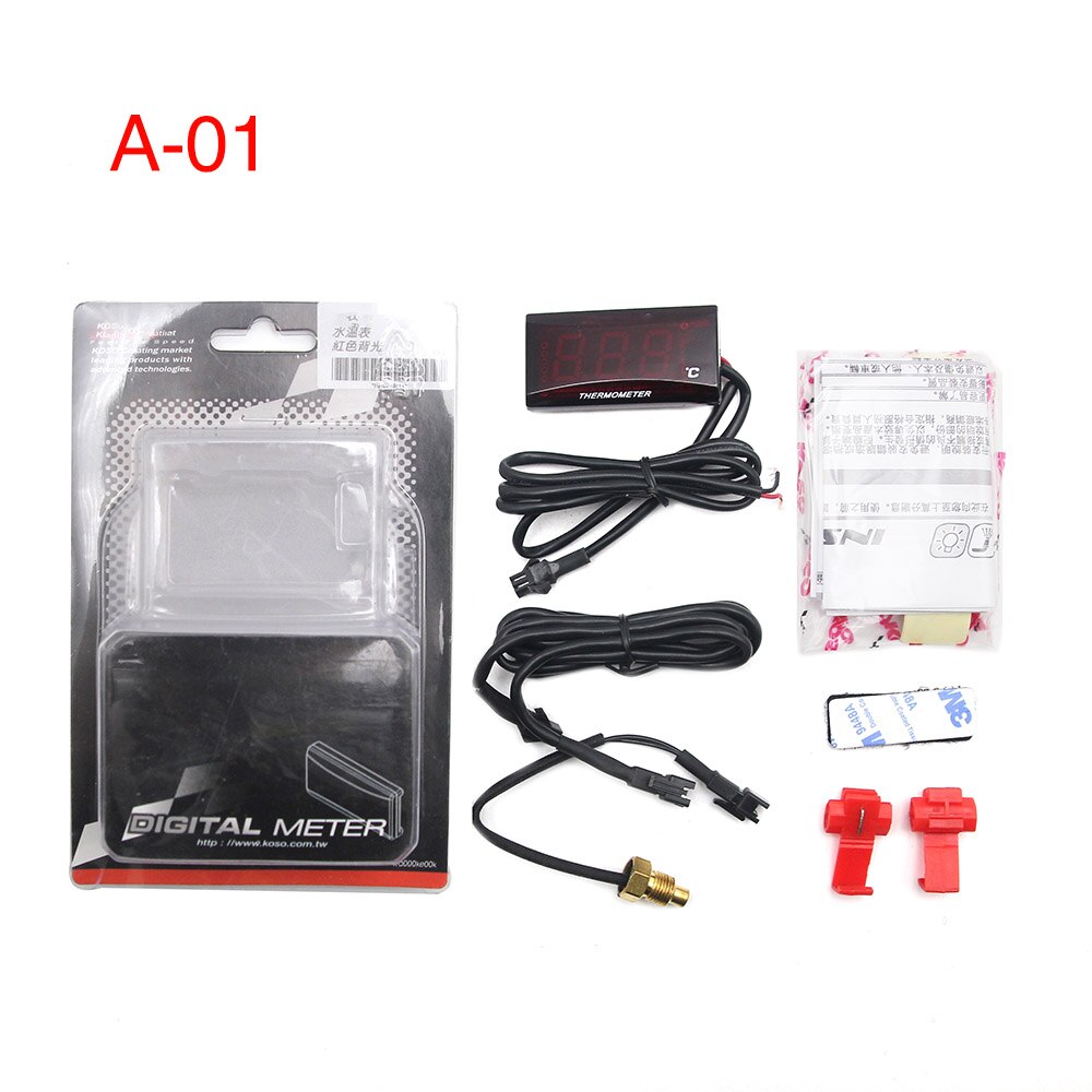 Zsdtrp-koso-termómetro Digital para motocicleta, medidor de temperatura del agua, para MOTO KTM Honda CBR600: A 01