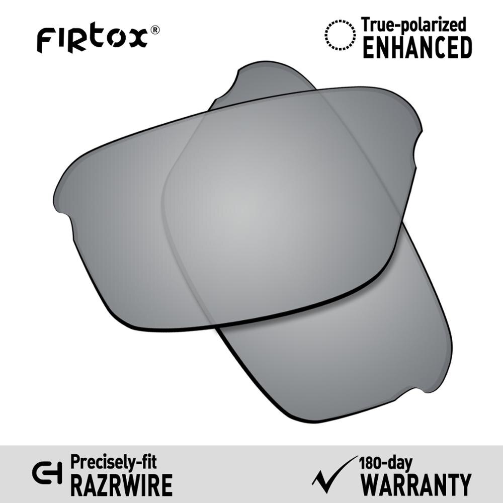 Firtox True UV400 Polarized Lenses Replacement for-Oakley Razrwire Sunglasses (Compatiable Lens Only) - Multiple Colors: Silver-Polarized