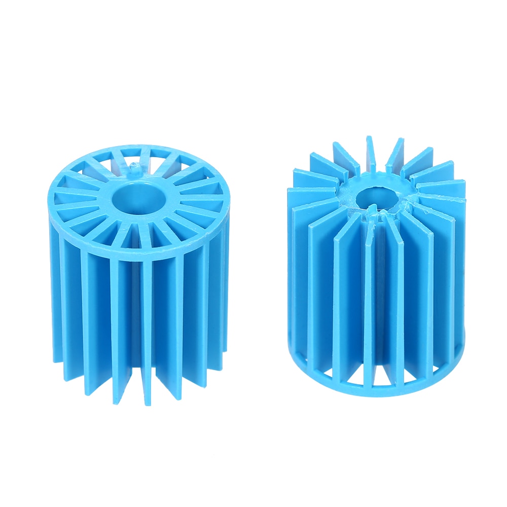 100 st 15*16mm biokulor akvarie akvarium damm filter biologiskt filtreringsmedium blå för akvarie akvarium koi dammar