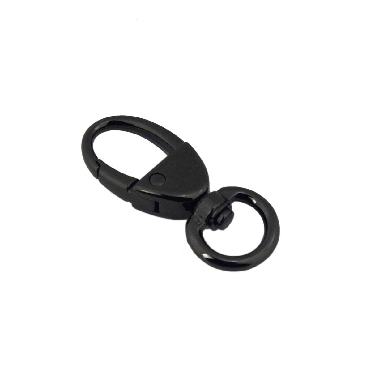1pcs Metal Style Swivel O-ring Eye Snap Hook Trigger Clasps Clips for DIY Leather Craft Bag Strap Belt Webbing Keychain 12mm: Antique Copper