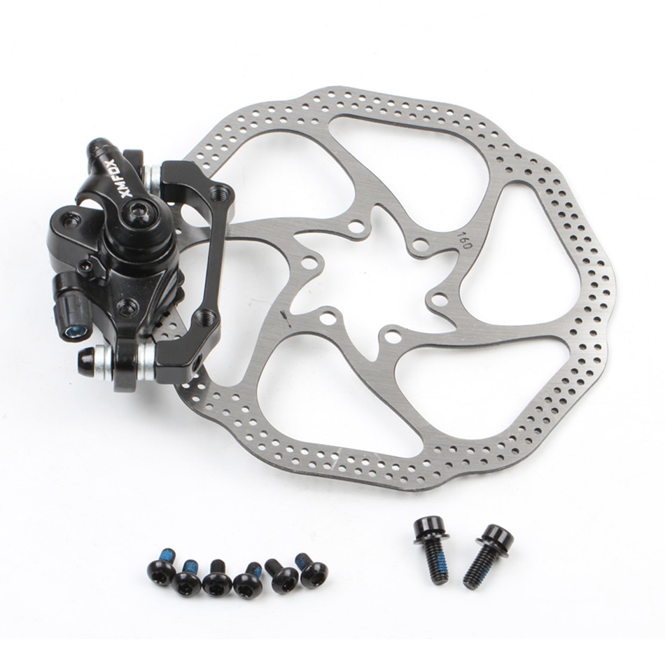 Aluminum Alloy Bicycle Rear Disc Brake Black Mountain Road MTB Bike Mechanical Caliper Disc Brakes Cycling Accessories Bicicleta