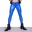 Pantalon moulant en Latex synthétique pour homme, Sexy, taille basse, décontracté, couleur unie, en cuir: L / Blue