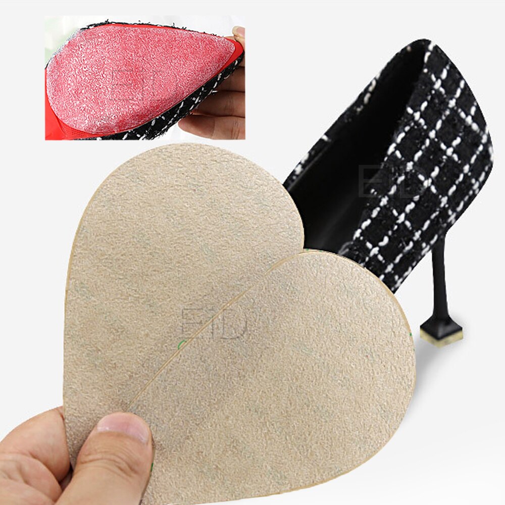 EiD-suelas antideslizantes para zapatos de mujer, Protector de suela de tacón alto, antideslizantes, con empuñaduras de goma, almohadillas para suelas, 2 uds.
