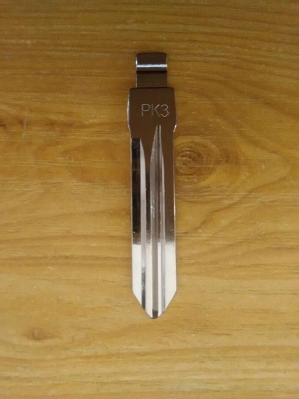 Nr. .87 nøgleblad til buick lacross  pk3 midterste rille, der kan klappes sammen