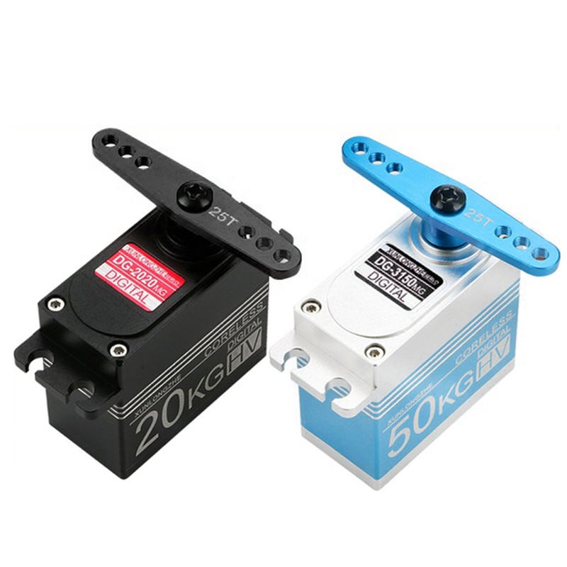 25T Lenkung Servo Arm Horn Metall Vollgas Teile Doppel Lenkung Arm für Futaba Schwarz