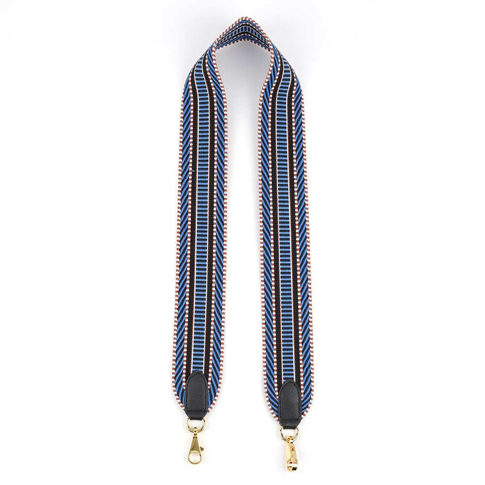 Canvas Brede Schouderbanden Mode Tas Riemen Lady Vervanging Bandjes Verwijderbare Handtas Vrouwen Tas Accessoires: blue