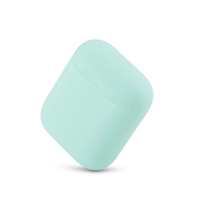 Funda de silicona blanda para auriculares Airpods 1/2, accesorios para auriculares, funda protectora para Apple AirPods 2: Marina blue
