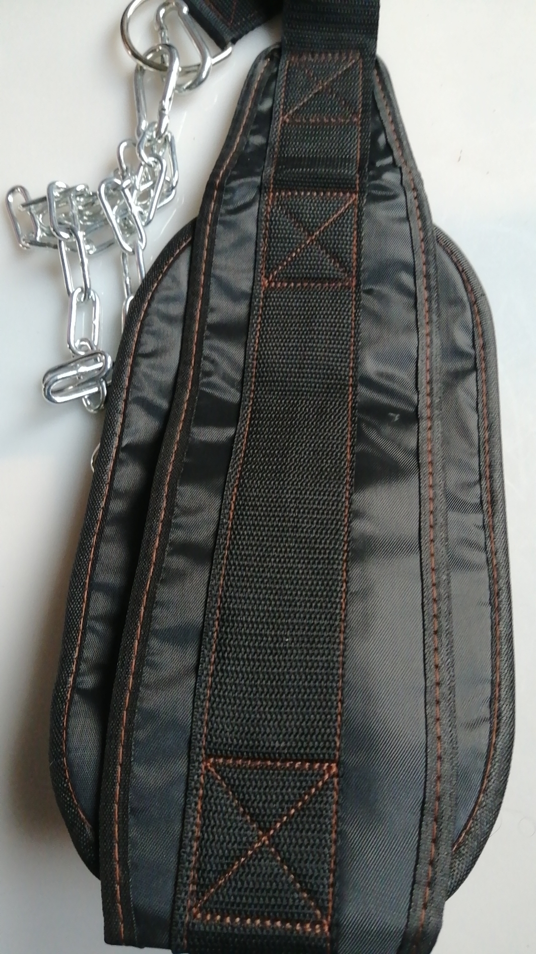 Cintura per sollevamento pesi con catena in metallo più spessa, attrezzatura da palestra per trazioni, bodybuilding, esercizi di muscolazione, crossfit, allenamento fitness