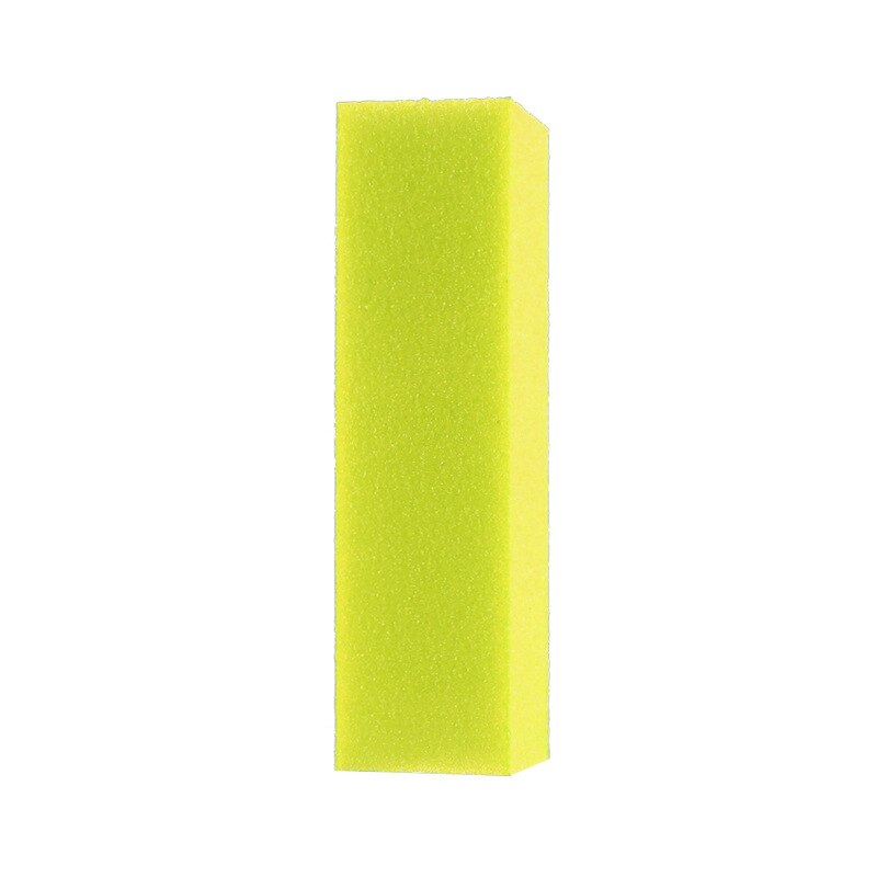 6 st nagelbuffert block neon färg polering slipning buffert block filer manikyr nail art tips kvinnor hemgjord skönhet manikyr verktyg: Gul
