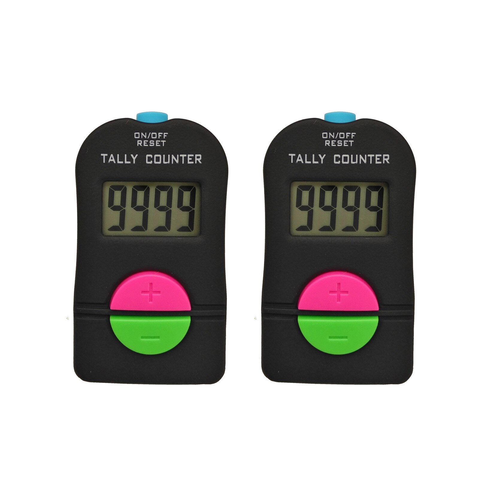 25# 1pc 0-9999 Digital Tally Counter Black ABS Tally Counter Electronic Manual Clicker Security Running For Golf Gym: B