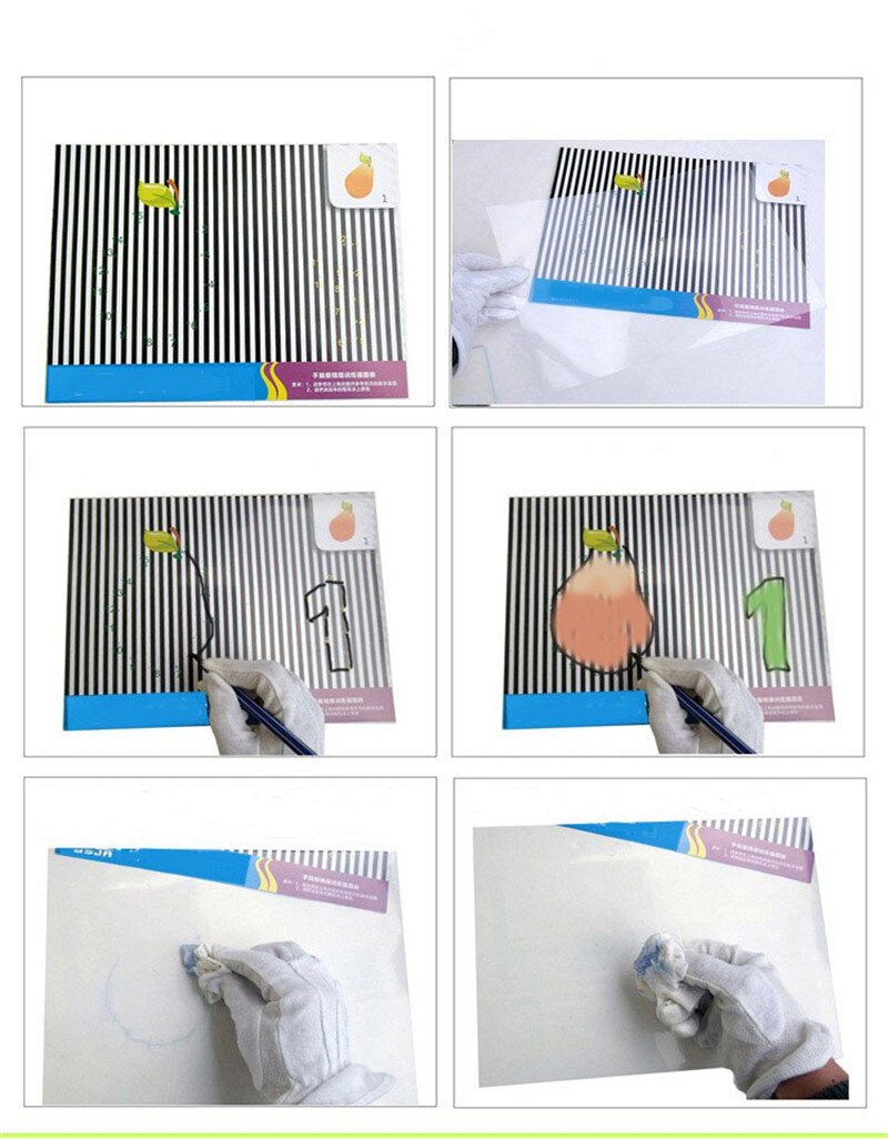 AmblyopiaTraining outils enfant main-dessin cartes CAM Raster Vision formateur