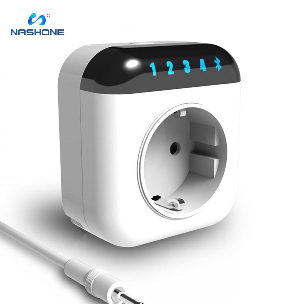 Nashone mts 700b temperaturregulator med sensor multifunktions stikkontakt, termostat, timing, nedtælling og tidsplan app kontrol