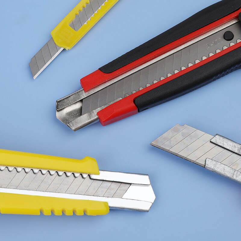 LMDZ Cutter Large Size Utility Knife Auto-lock Paper Cutter with Spare Blade School and Office Stationery Tools