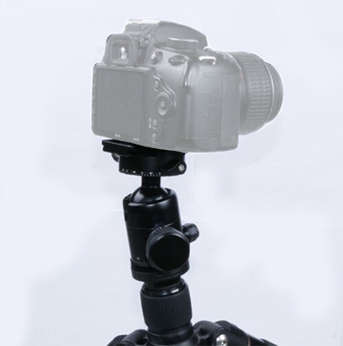 720 Gradi In Lega di Alluminio Professionale Video treppiedi della Macchina Fotografica Panoramica manbily testa a sfera con Arca-swiss piastra a sgancio rapido